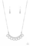 A227 - Timeless Trimmings, Paparazzi White Necklace by Paparazzi Accessories on Fancy5Fashion.com