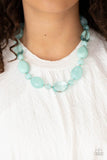 A230 - Staycation Stunner, Paparazzi Blue Necklace by Paparazzi Accessories on Fancy5Fashion.com