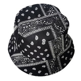 Black Bandana Reversible Bucket Hat