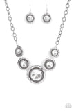 A310 - Global Glamour, Paparazzi White Necklace by Paparazzi Accessories on Fancy5Fashion.com