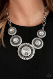 A310 - Global Glamour, Paparazzi White Necklace by Paparazzi Accessories on Fancy5Fashion.com