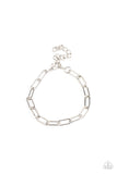 B36 - Lit Locomotion, Silver Paparazzi Bracelet by Paparazzi Accessories on Fancy5Fashion.com