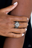 C27 - Super Stellar, Paparazzi Black Ring by Paparazzi Accessories on Fancy5Fashion.com