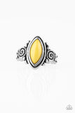 C39 - Zoo Hot to Handle, Paparazzi Yellow Ring by Paparazzi Accessories on Fancy5Fashion.com