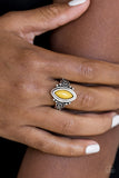 C39 - Zoo Hot to Handle, Paparazzi Yellow Ring by Paparazzi Accessories on Fancy5Fashion.com