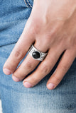 C26 - Blooming Badlands, Paparazzi Black Ring by Paparazzi Accessories on Fancy5Fashion.com
