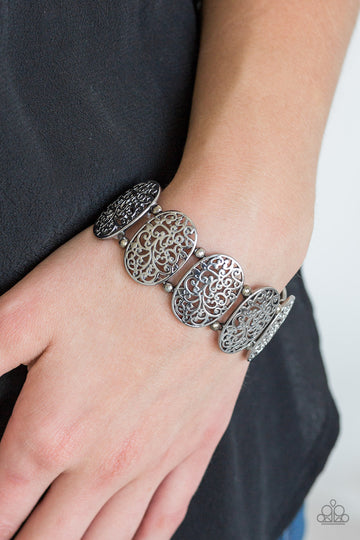 B65 - Everyday Elegance, Paparazzi Gold Bracelet by Paparazzi Accessories on Fancy5Fashion.com