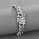 B69 - Iced Cuban Chain Link Bracelet by Fancy5Fashion on Fancy5Fashion.com