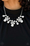A71 - Demurely Debutante, Paparazzi White Necklace by Paparazzi Accessories on Fancy5Fashion.com