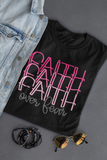 Faith over Fear Tshirt on Fancy5Fashion.com