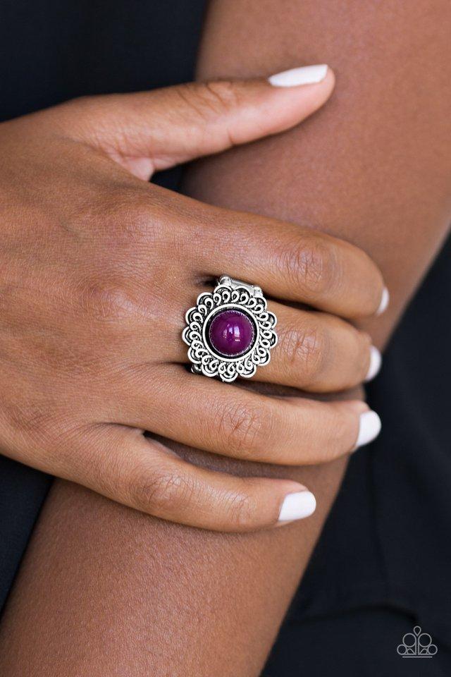 C6 - Garden Stroll, Purple Paparazzi Ring by Paparazzi Accessories on Fancy5Fashion.com