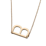 A37 - Old English Letter Necklace - Gold by Fancy5Fashion on Fancy5Fashion.com