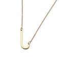 A37 - Old English Letter Necklace - Gold by Fancy5Fashion on Fancy5Fashion.com
