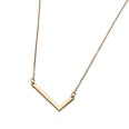 A37 - Old English Letter Necklace - Gold by Fancy5Fashion on Fancy5Fashion.com