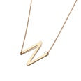 A37 - Old English Letter Necklace - Gold by Fancy5Fashion on Fancy5Fashion.com