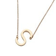 A37 - Old English Letter Necklace - Gold by Fancy5Fashion on Fancy5Fashion.com