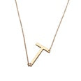 A37 - Old English Letter Necklace - Gold by Fancy5Fashion on Fancy5Fashion.com