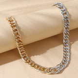 A214 - Two-Tone Necklace by Fancy5Fashion on Fancy5Fashion.com
