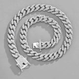 A22 - Cuban Link Silver Necklace by Fancy5Fashion on Fancy5Fashion.com