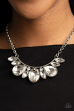 A50 - Never SLAY Never, Paparazzi White Necklace by Paparazzi Accessories on Fancy5Fashion.com