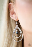 D255 - REIGN On My Parade, Paparazzi Blue Earrings by Paparazzi Accessories on Fancy5Fashion.com