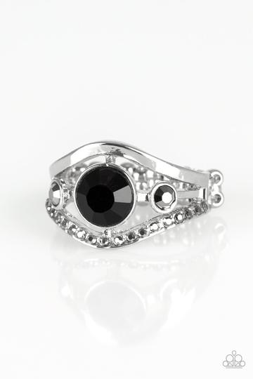 C30 - Rich with Richness, Black Paparazzi Ring by Paparazzi Accessories on Fancy5Fashion.com