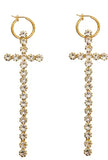 Rhinestone Cross Earrings by Fancy5Fashion on Fancy5Fashion.com