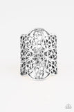 C103 - The Way You Make Me Frill, Silver Paparazzi Ring by Paparazzi Accessories on Fancy5Fashion.com
