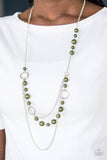 A114 - Party Dress Princess Green Necklace by Paparazzi Accessories on Fancy5Fashion.com
