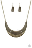 A136 - Utterly Untamable Hammered Necklace by Paparazzi Accessories on Fancy5Fashion.com