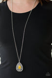A140 - Modern Majesty Yellow Necklace by Paparazzi Accessories on Fancy5Fashion.com