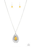 A140 - Modern Majesty Yellow Necklace by Paparazzi Accessories on Fancy5Fashion.com