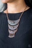 A151 -Go STEER Crazy Copper Necklace by Paparazzi Accessories on Fancy5Fashion.com