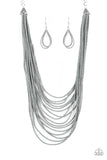 A153 - Peacefully Pacific Seed Bead Necklace by Paparazzi Accessories on Fancy5Fashion.com