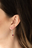 A160 - Gather Around Gorgeous Red Necklace by Paparazzi Accessories on Fancy5Fashion.com