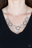 A168 - Modern Day Madonna Silver Necklace by Paparazzi Accessories on Fancy5Fashion.com