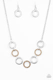 A168 - Modern Day Madonna Silver Necklace by Paparazzi Accessories on Fancy5Fashion.com