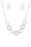 A168 - Modern Day Madonna Silver Necklace by Paparazzi Accessories on Fancy5Fashion.com