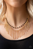 A174 - Fierce in Fringe Necklace by Paparazzi Accessories on Fancy5Fashion.com