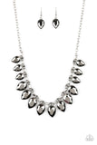 A19 - FEARLESS Is More Silver Necklace by Paparazzi Accessories on Fancy5Fashion.com
