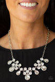 A229 - Debutante Drama Rhinestone Necklace by Paparazzi Accessories on Fancy5Fashion.com