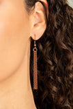 A274 - Point Taken Copper Necklace by Paparazzi Accessories on Fancy5Fashion.com