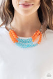 A283 - Summer Ice Necklace by Paparazzi Accessories on Fancy5Fashion.com