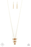 A286 - Serene Sheen Gold Necklace by Paparazzi Accessories on Fancy5Fashion.com