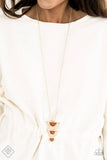 A286 - Serene Sheen Gold Necklace by Paparazzi Accessories on Fancy5Fashion.com