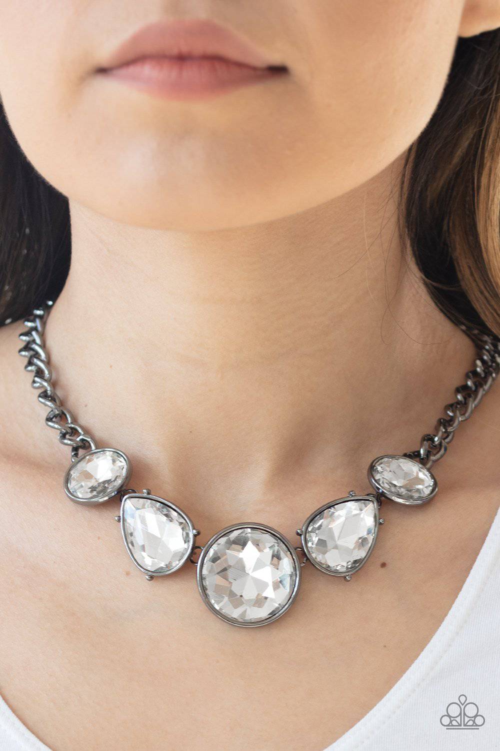 A332 - All The Worlds My Stage Necklace by Paparazzi Accessories on Fancy5Fashion.com