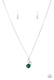 A345 - Stylishly Square Green Necklace by Paparazzi Accessories on Fancy5Fashion.com