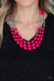 A353 - A La Vogue Pink Necklace by Paparazzi Accessories on Fancy5Fashion.com