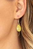 A359 - Rio Rainfall Yellow Necklace by Paparazzi Accessories on Fancy5Fashion.com