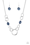 A366 - Lead Role Blue Necklace by Paparazzi Accessories on Fancy5Fashion.com